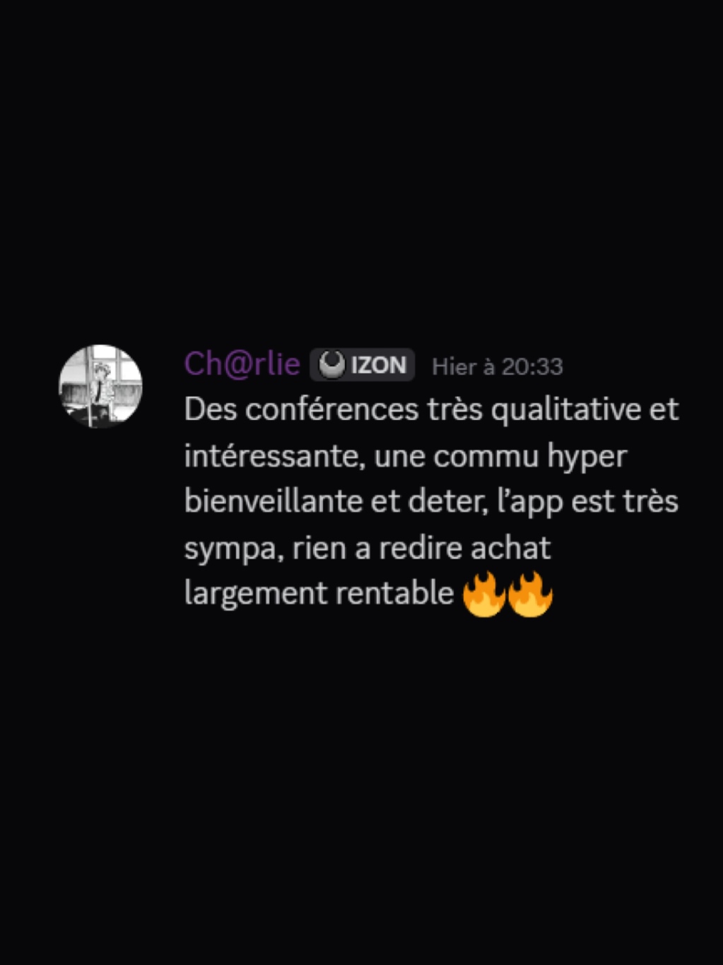 Témoignage membre 1